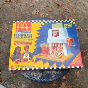 McDonald's Happy Meal Magic French Fry Maker - Red and Yellow